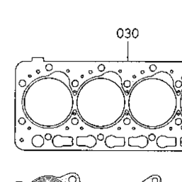 Kubota Tractor M9000-CAB 090601 Upper Gasket Kit [Old Type] ## S