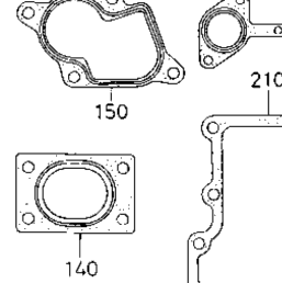 Kubota Tractor M9000-CAB 090601 Upper Gasket Kit [Old Type] ## S