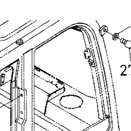 Kubota Tractor KX080-3 L20000 Cabin(Door) | Kubota Tractor