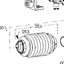 Kubota Tractor RA2072 01A004 Drive Shaft With Safety Clutch