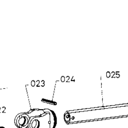 Kubota Tractor RA2072 01A004 Drive Shaft With Safety Clutch