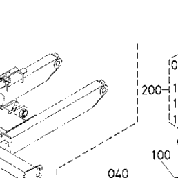 Kubota Tractor KX121-3 F31000 Angle Blade Cylinder And Component