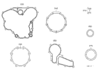 Kubota Tractor ZD1611LF 591000 Lower Gasket Kit | Kubota Tractor