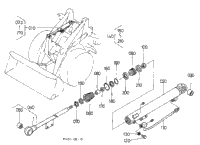 ゆった Kubota Tractor R420 S141-1 Steering Cylinder [Component Parts
