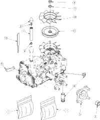 Land Pride RAZOR Z52 (S/N 472620+) Transmission Components