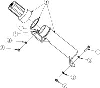 Land Pride RCR1260 Driveline Hanger (327-182S) | Kubota Tractor