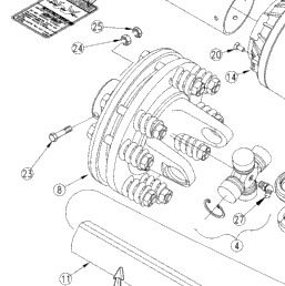 Land Pride RCR1872 Driveline W/ Clutch (826-344C) | Kubota Tractor