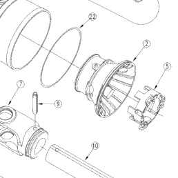 Land Pride RCR1872 Driveline W/ Clutch (826-344C) | Kubota Tractor