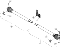 Land Pride RCR1248 Driveline W/Shear Bolt (327-177A) | Kubota Tractor
