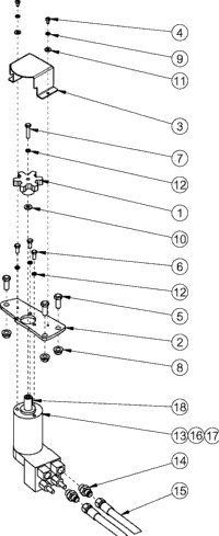 Land Pride SB1051 S/N 881641+ Chute Adjustment Hydraulic