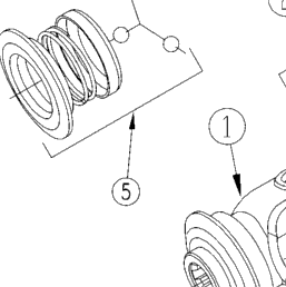 Land Pride FDR1672 Driveline (826-410C) S/N 392473 To 700775
