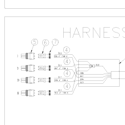 Land Pride AP-SSG2524 14 Pin Connector Harnesses | Kubota Tractor