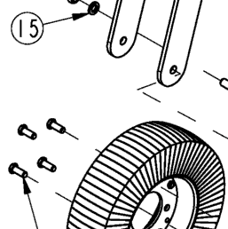 Land Pride RCR1872 Tail Wheel And Yoke | Kubota Tractor