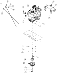Land Pride ACCU-Z ZT60i (S/N 748110+) Engine Assembly