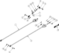 Land Pride RCM5715 Leveling Rods & Wing Turnbuckles | Kubota