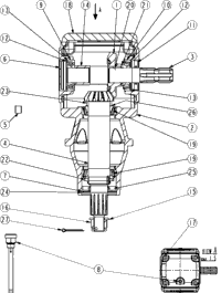 Land Pride 826-035C Replacement Gearbox – New OEM Part