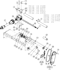 Land Pride RTA1242 S/N 884765+ Drive Components | Kubota Tractor