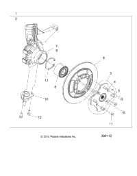 2022 Polaris GEM E2/ELXD/E4/E6 (L22G2AEALA/2DEALA/4AEALA/6AEALA