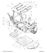 2024 Polaris RZR XP 4 1000 PREMIUM (Z24NMC99AM/BM) Chassis, Main