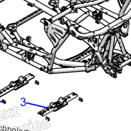 2023 Polaris RZR PRO XP 4 PREMIUM (Z23R4B92AK/BK) Chassis, Main