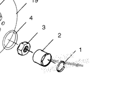 thumbnail image 2 of 2 Rear Axle Nuts For Polaris Trail Blazer 250 (2002-2004) & 400 (2003) – Caltric 2 of 6