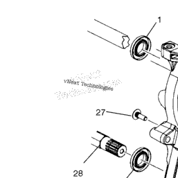 2003 Polaris 600 XC SP EDGE M-10 F/O (S03NE6ES) Chaincase S03np5cs