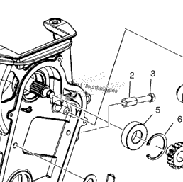2003 Polaris 600 XC SP EDGE M-10 F/O (S03NE6ES) Chaincase S03np5cs