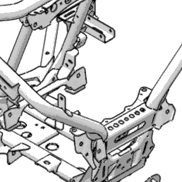 2019 Polaris RZR XP 4 TURBO S VELOCITY (Z19VPE92AM/BM) Chassis