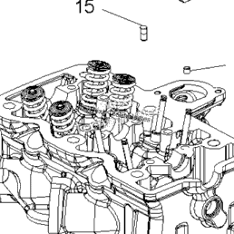 2009 Polaris SPORTSMAN XP EPS 850 (A09ZX85/8X ALL OPTIONS) Engine