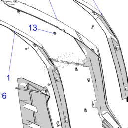 2024 Polaris RZR XP 1000 PREMIUM (Z24NEC99AM/BM) Body, Rear