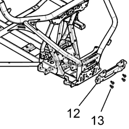 2018 Polaris INTL RZR XP 4 1000 MD (Z18VFE99NK) Chassis, Main