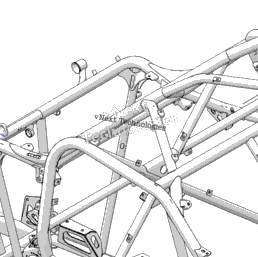2025 Polaris RZR PRO R RACE (Z25RRL2KAL) Chassis, Main Frame And