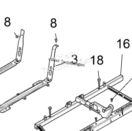 2018 Polaris INTL RZR XP 1000 MD (Z18VDE99NK) Chassis, Main Frame