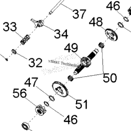 2012 Polaris RANGER XP 800 (R12TH76/TH7E/TX7E) Drive Train, Main