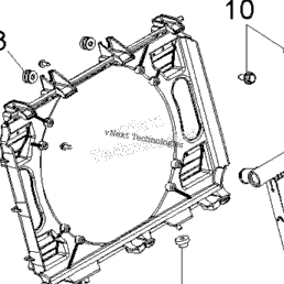 ポラリス　2011年 Zero Gravity Double Bubble Windscreen Kawasaki ZX10R 2011-2015