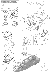 SEADOO GTX LTD iS 260'15 OEM section (Storage-Compartments