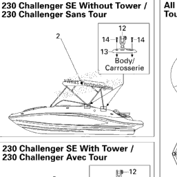 Seaページ 2008 Sea-Doo 230 Challenger SE 430 Tower And Bimini Top | Fox