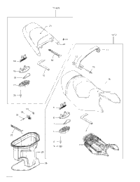 シードゥ GTI LE RFI 2003年モデル 純正 COMPASS (部品番号