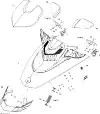 シードゥ RXP 2004年モデル 純正 IMPELLER HOUSING ASS'Y (部品