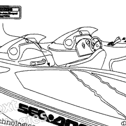 1998 Sea-Doo Speedster, 5615 Decals | Fox Powersports Sea-Doo