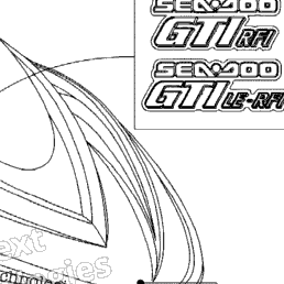 2004 Sea-Doo GTI RFI Decals | Fox Powersports Sea-Doo Partshouse