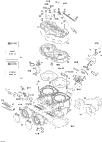 2005 Ski-Doo MX Z 600 HO SDI Renegade & Renegade X Cylinder And