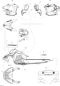 2011 Ski-Doo MX Z X 600RS Decals | Fox Powersports Ski-Doo Partshouse