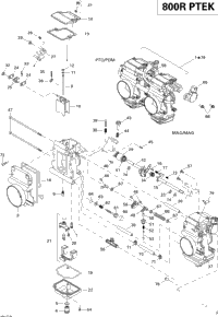 2012 Ski-Doo Summit SPORT 800R P-TEK Carburetor 800Rptek | Xtreme