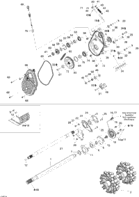 2007 Ski-Doo MX Z Renegade 600 HO SDI Drive System 600 Ho Sdi
