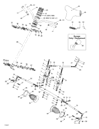 1999 Ski-Doo MX Z X 400 LC Steering System | Fox Powersports Ski