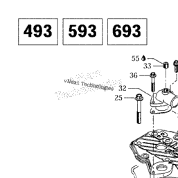 2002 Ski-Doo MX Z 500/600/700/800 Cylinder, Exhaust Manifold, Reed