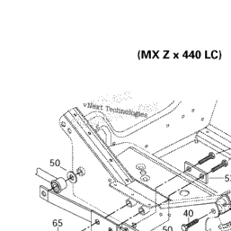 1997 Ski-Doo MX Z 440 LC Front Suspension And Ski (Mx Z X 440 Lc