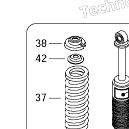 1997 Ski-Doo MX Z 440 LC Front Suspension And Ski (Mx Z X 440 Lc
