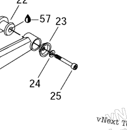 1997 Ski-Doo MX Z 440 LC Front Suspension And Ski (Mx Z X 440 Lc